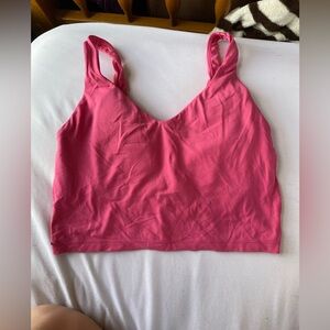 Hot pink tank top